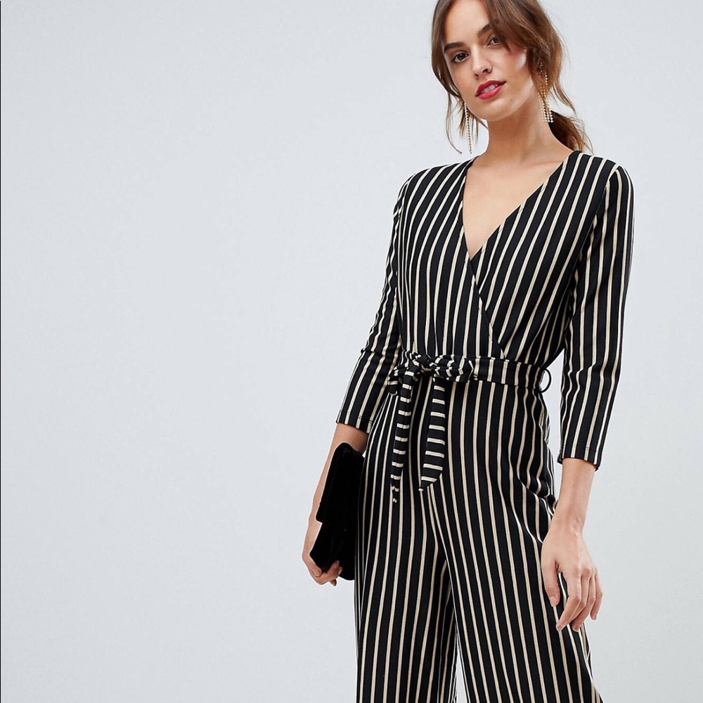 Y.A.S Strip Wrap Jumpsuit